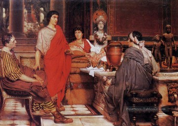 Sir Lawrence Alma Tadema œuvres - Catulle à Lesbias romantique Sir Lawrence Alma Tadema